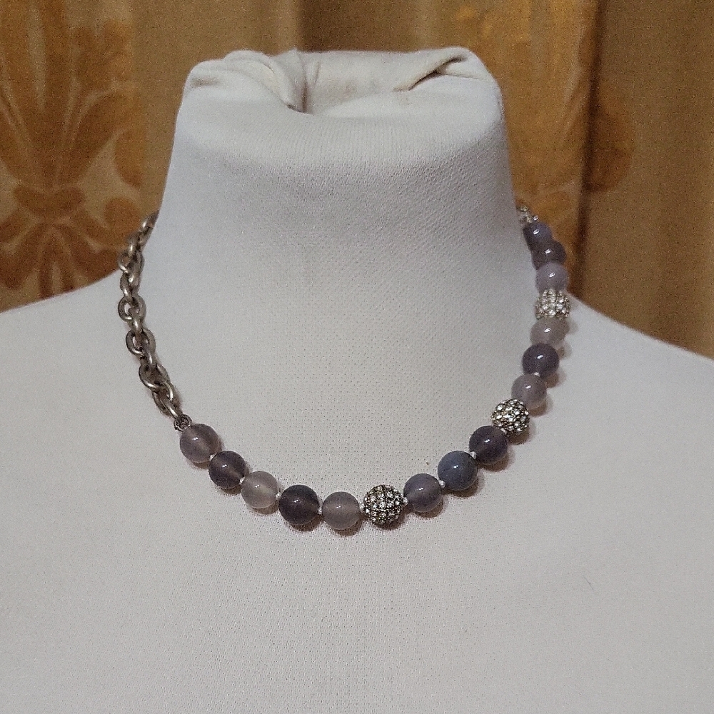 Neiman Marcus Lilac Jadeite Necklace